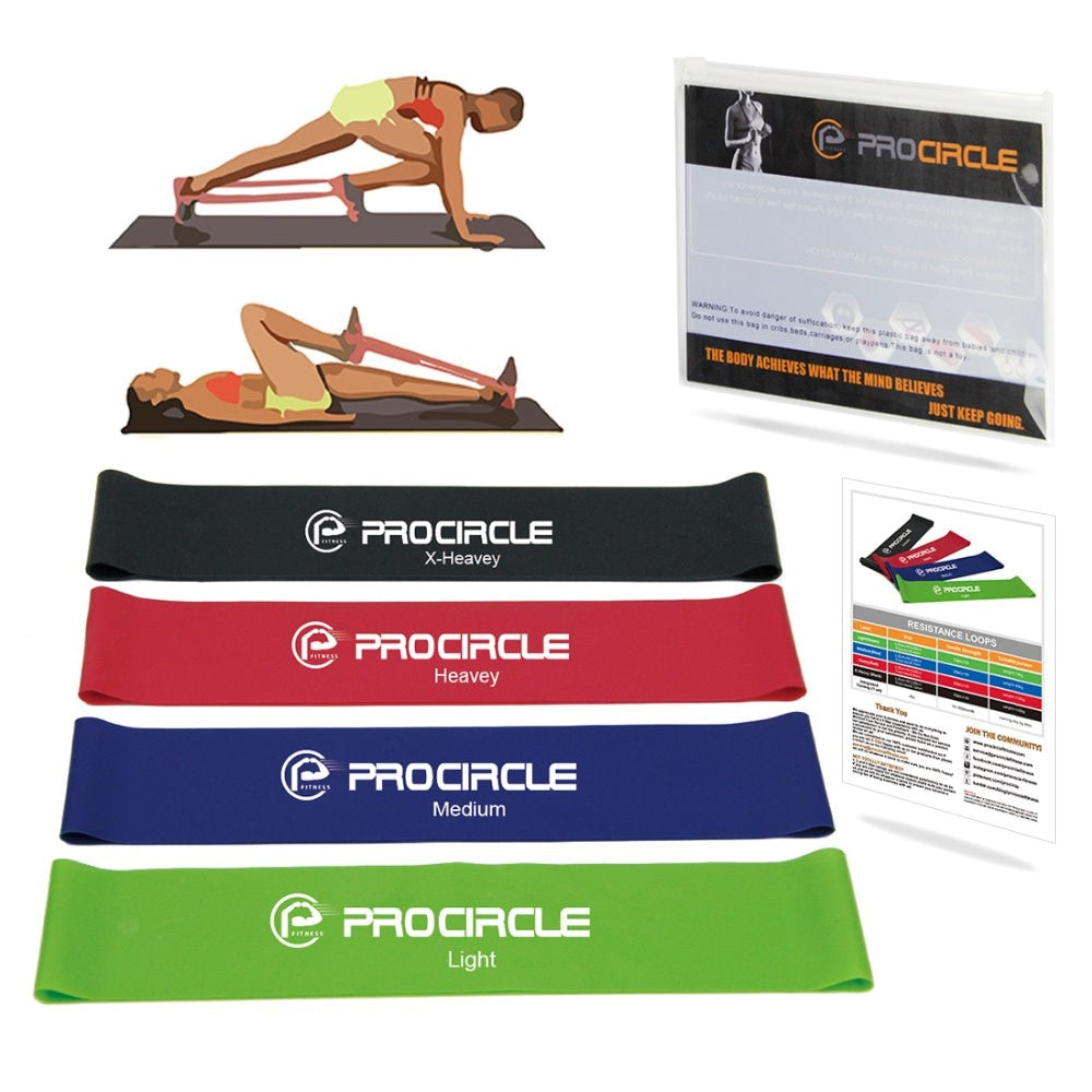 ProCircle Resistance Band Set 4/5 Gym Strength